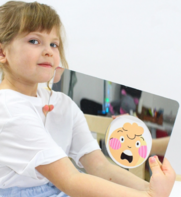 Зеркало логопедическое с отверстием - fgospostavki.ru - Красный Сулин