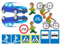 Магнитно-маркерная доска "Дорожные правила пешехода" с комплектом тематических магнитов - fgospostavki.ru - Красный Сулин